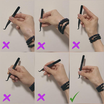 How to use tweezers