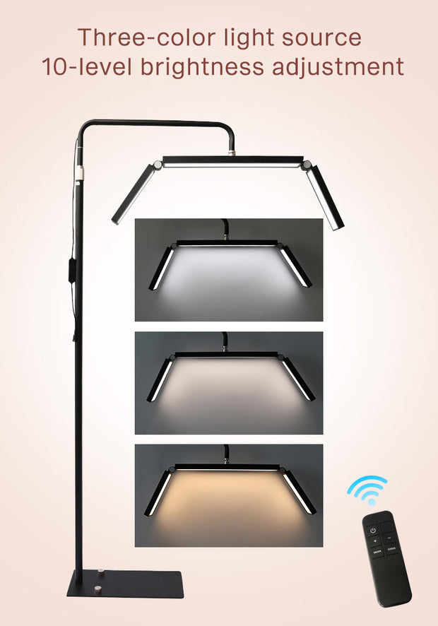 1 Pc Led Lamp Of Foldable Half Moon Light Floor