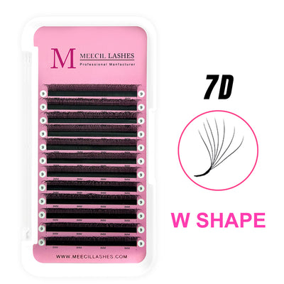 W Shape 7D Volume Lash Extensions Lash Extensions