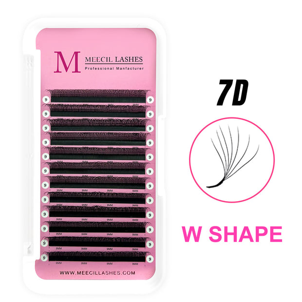 W Shape 7D Volume Lash Extensions Lash Extensions