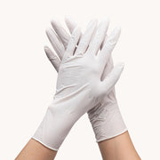 100Pcs Synthetic Nitrile Disposable Gloves Latex Free Medical Gloves (M SIZE)