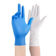 100Pcs Synthetic Nitrile Disposable Gloves Latex Free Medical Gloves (M SIZE)