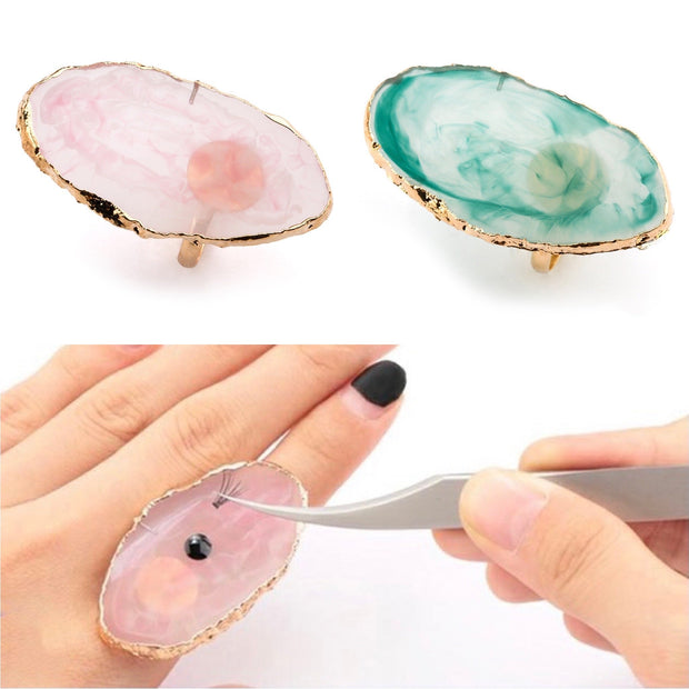 Ring Container For Lashes New Ring Pallet For Eyelashes Extension – meecil lashes