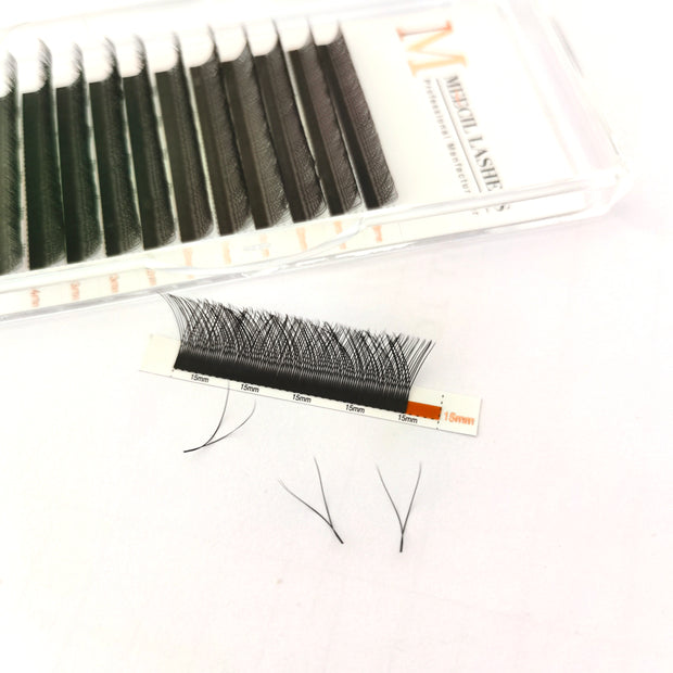 Volume Premade Fan YY Lashes Extensions 0.07mm (BLACK）