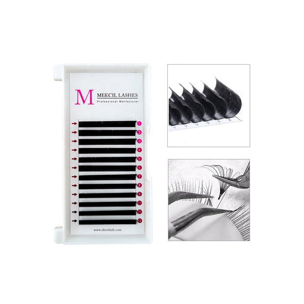 0.05MM Easy Fans Blooming Lashes Fast Fanning Eyelash Extensions