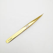 NEW MCS-12 GOLD TWEEZERS MORE DURABLE FOR EYELASH EXTENSION
